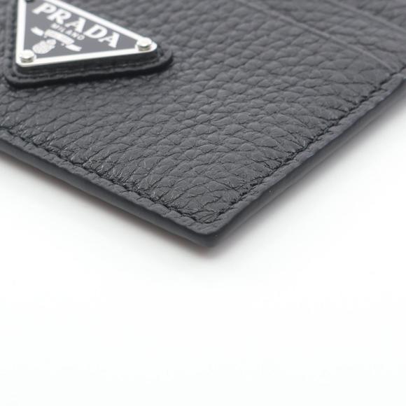 PRADA Black Leather Card Holder - Picture 6 of 6